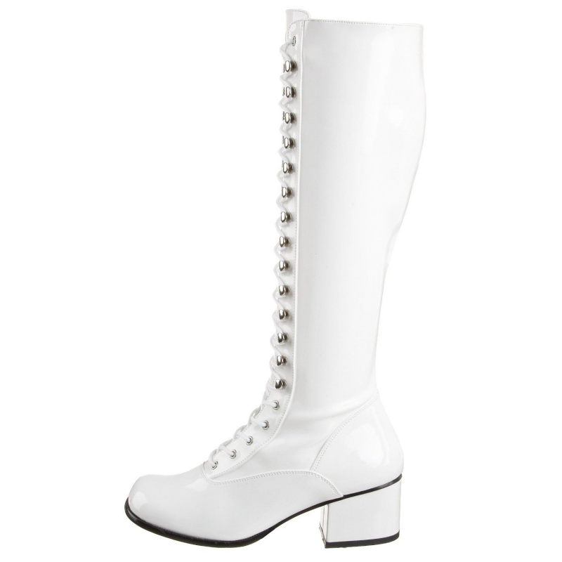 boots blanche femme