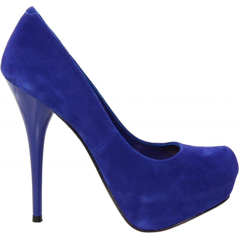 escarpin bleu roi mariage