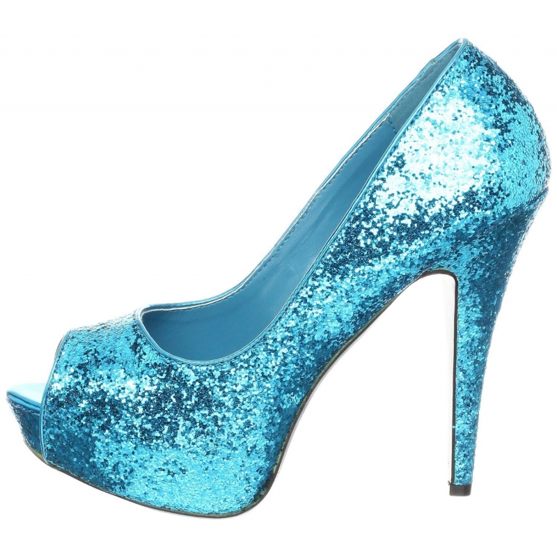escarpin turquoise