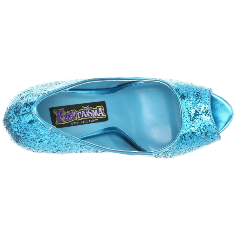 escarpin turquoise