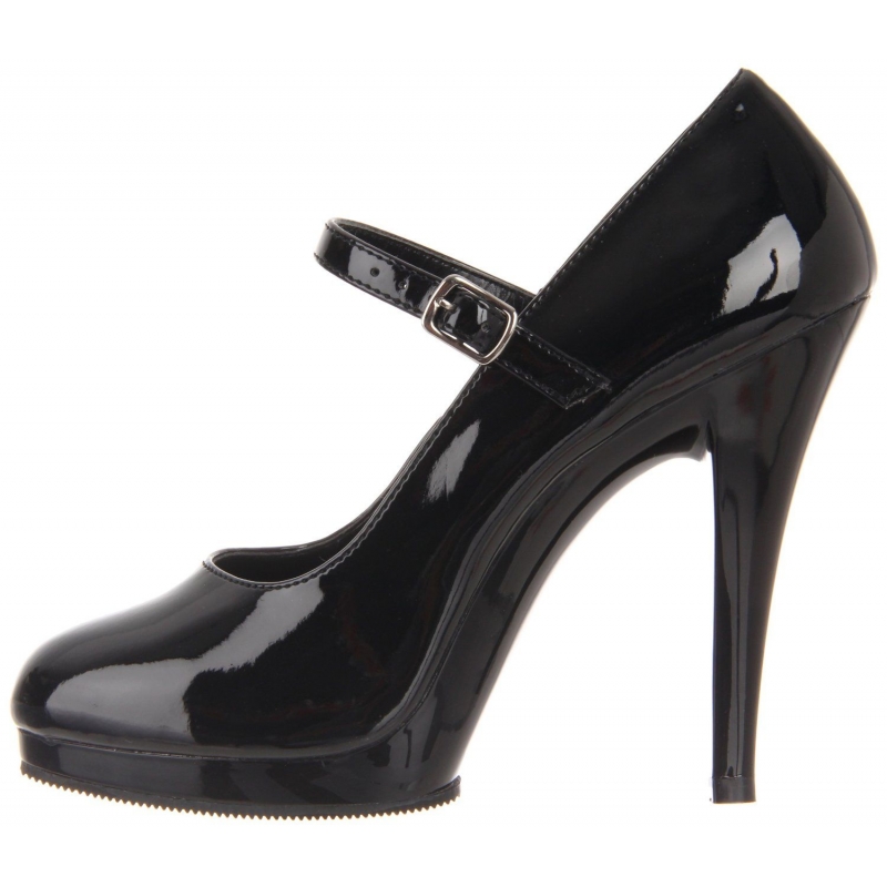 escarpin noir a bride