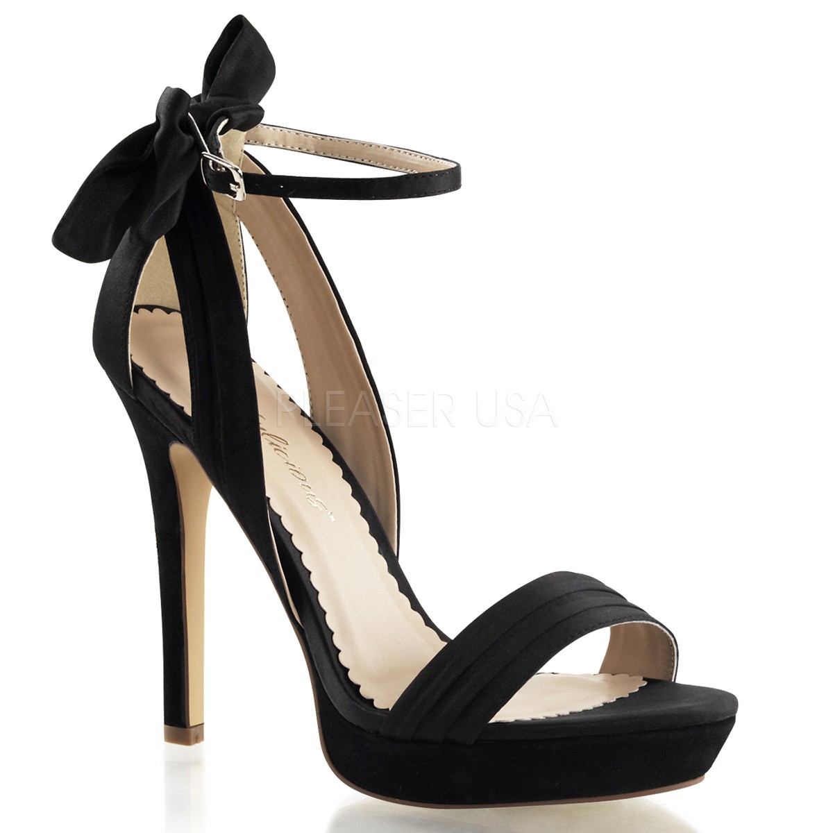 chaussure a talon ouverte devant