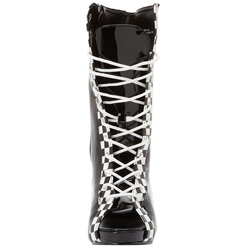 bottines noires ouvertes