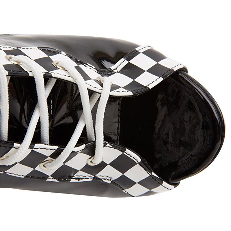 bottines noires ouvertes