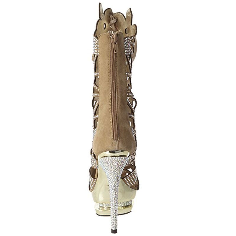 bottines femme strass
