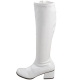 Bottes blanches style rétro