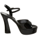 chaussure seventies nu-pied noir