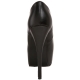 Escarpins Burlesques Noirs Mat Talon Haut TEEZE-06