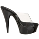 Mule noire et transparente  DELIGHT-601