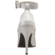 Escarpin mariage blanc vernis a talon