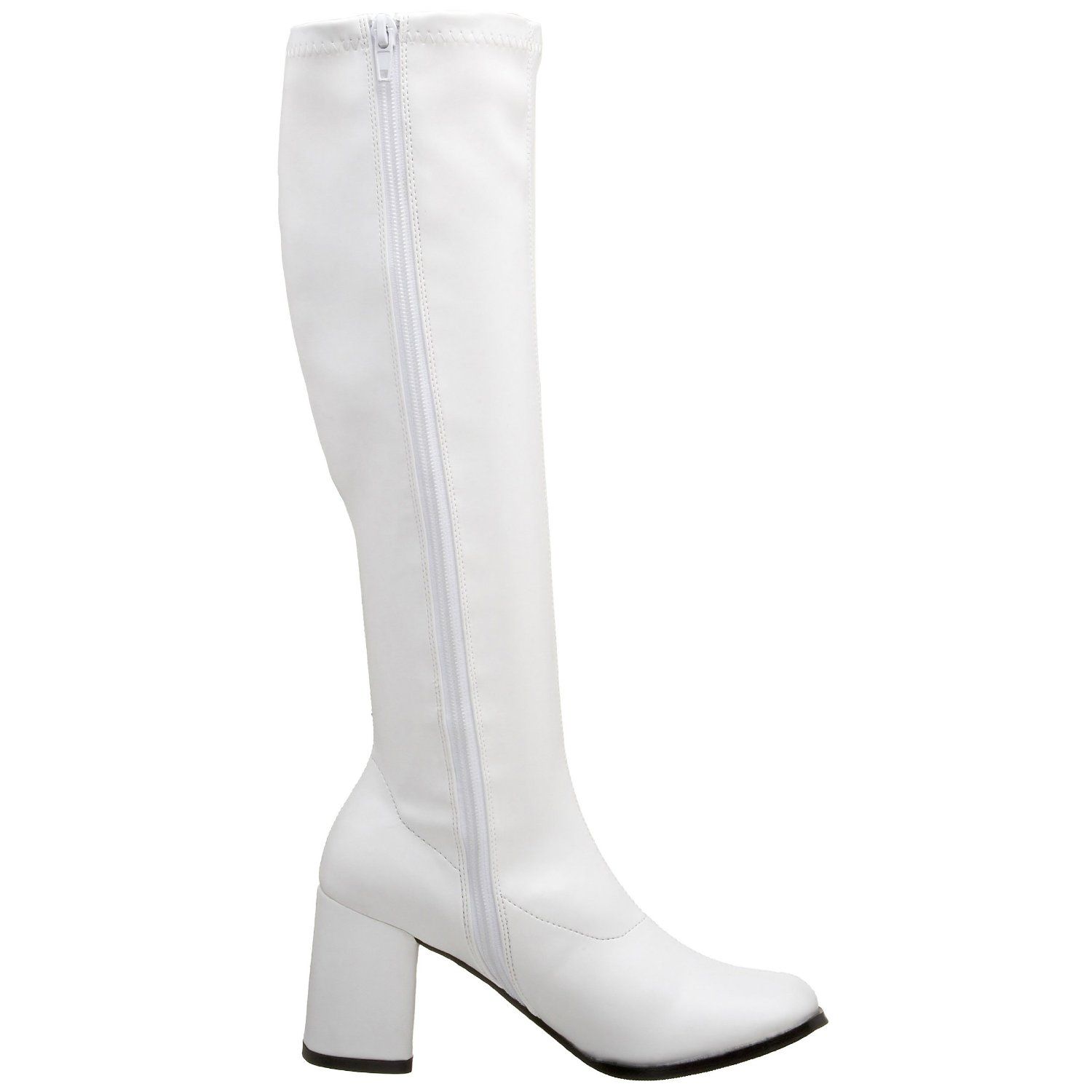 Bottes blanches de majorettes style r tro talon