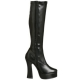 Bottes en stretch noir grande taille