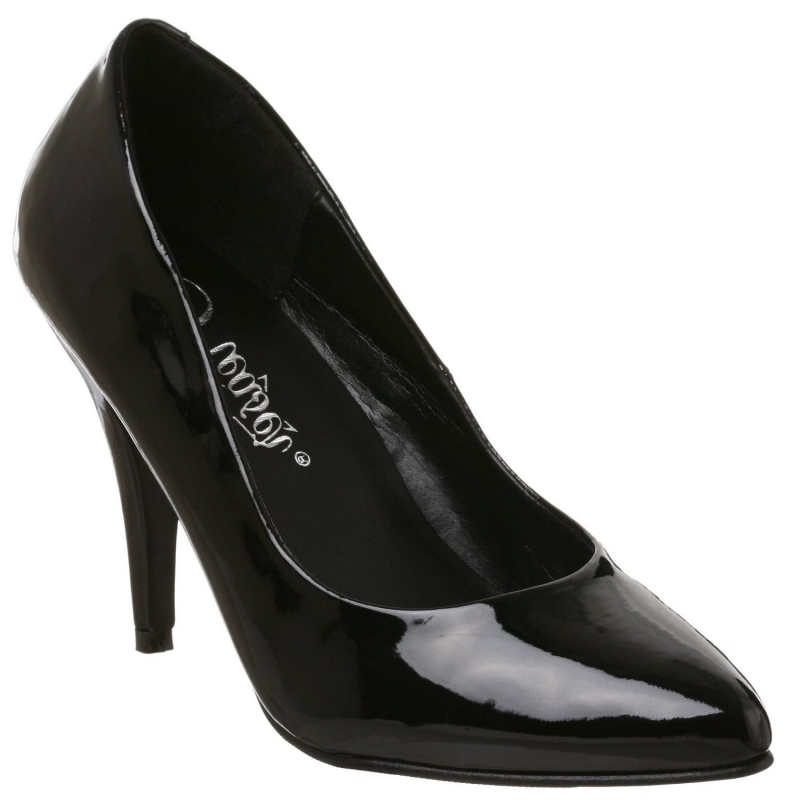 escarpin noir brillant