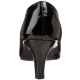 Escarpins vernis noirs grande taille