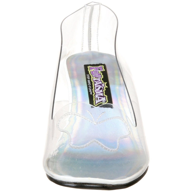chaussure talon transparent