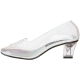 talon escarpin transparent