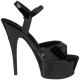 chaussure dominatrice noire vernie