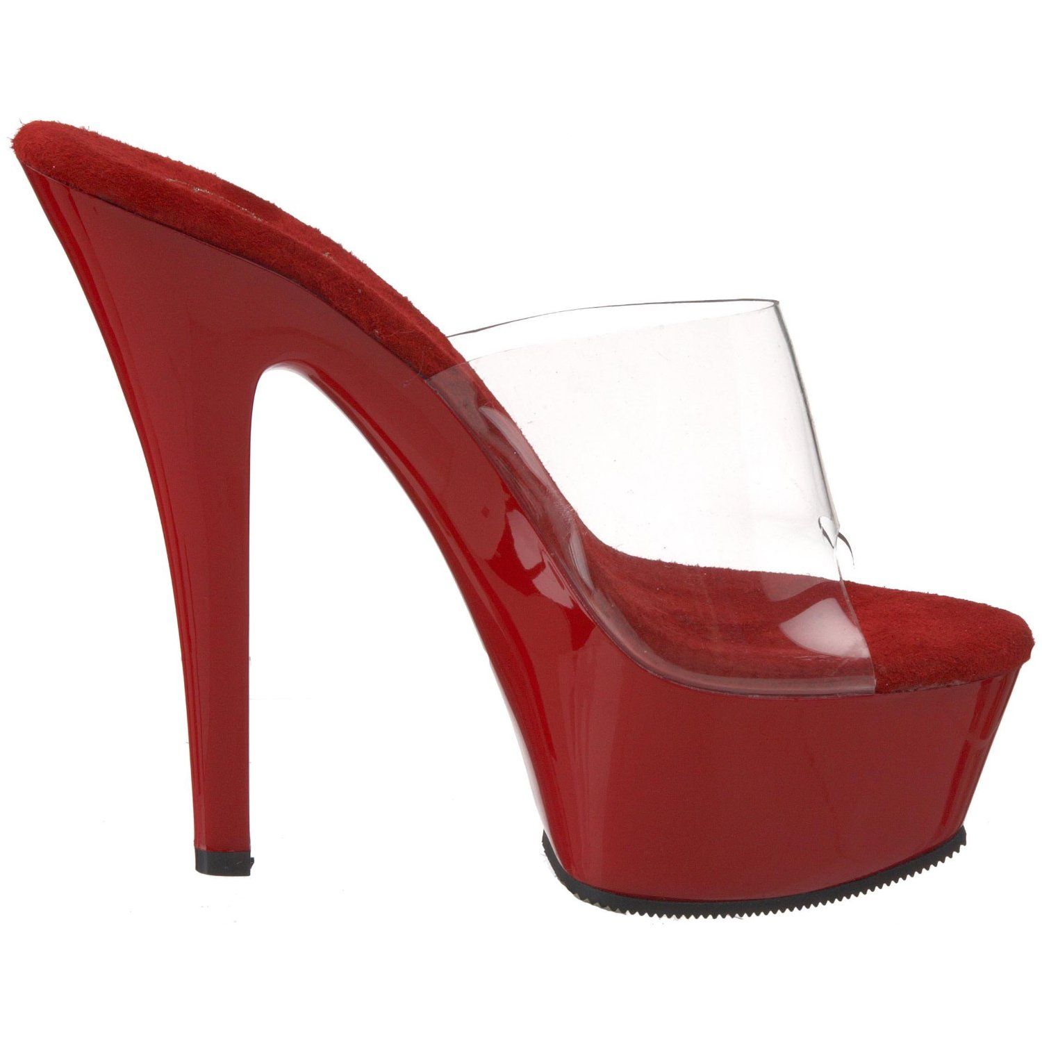 Talon plateforme rouge hotsell