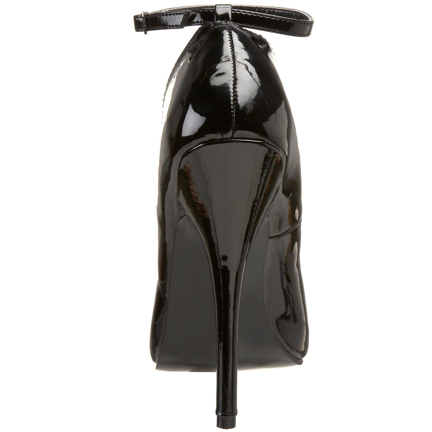 escarpin noir laniere cheville