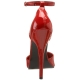 Escarpin rouge vernis   Domina-402 