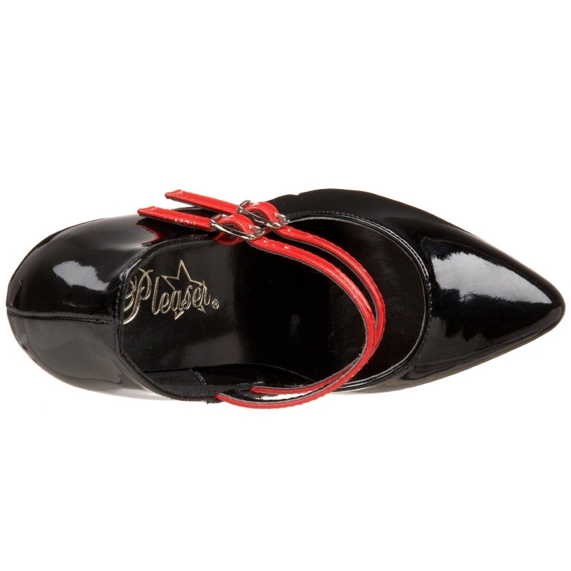 Escarpin noir on sale et rouge