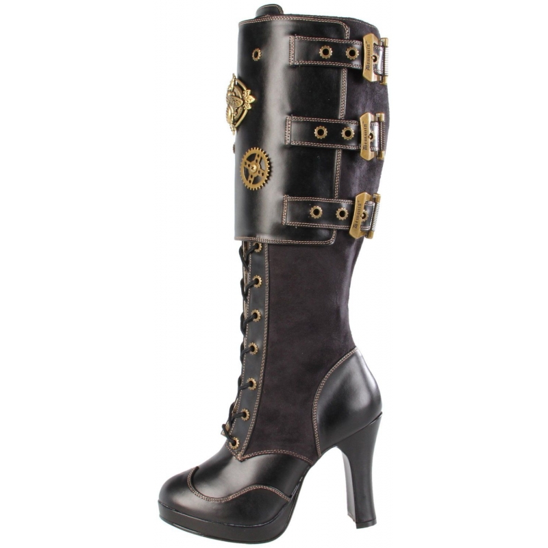 botte steampunk femme pas cher