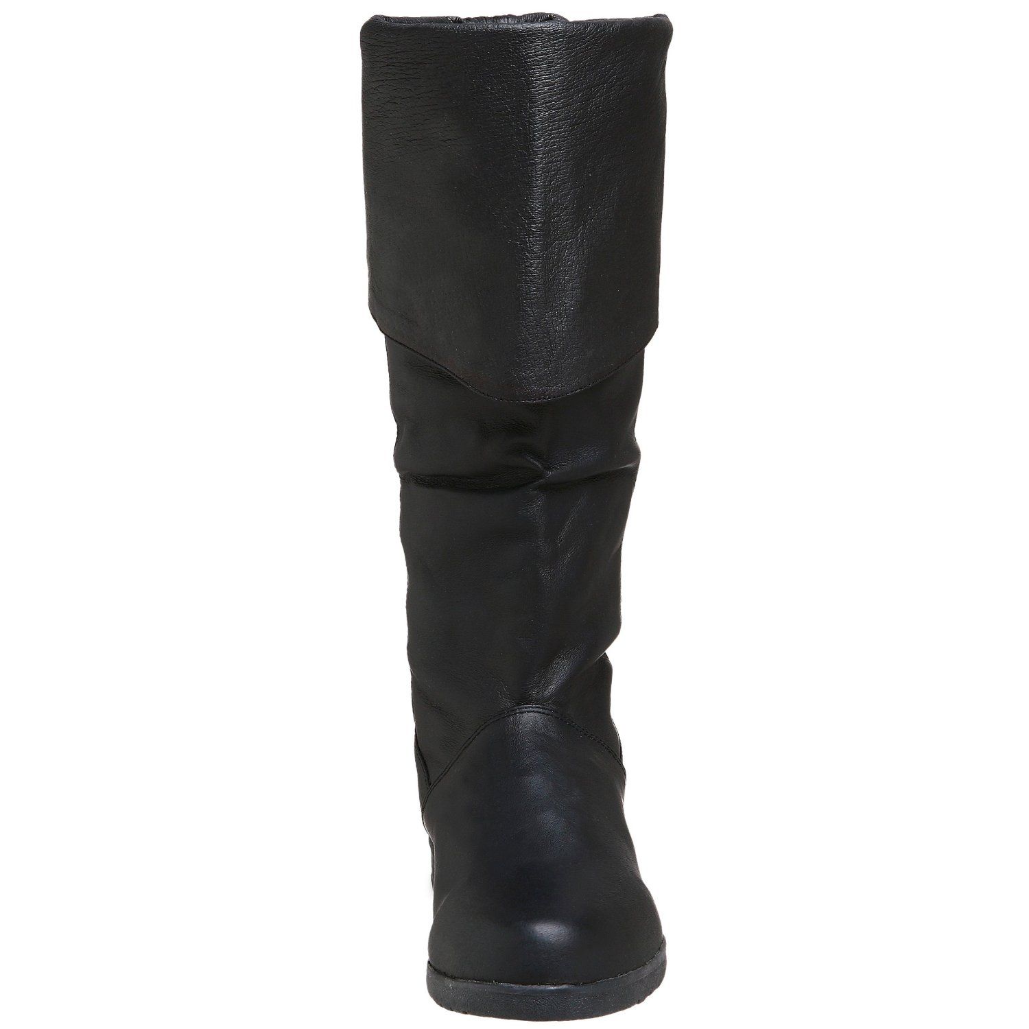 cuir modes noir hommes Biker Botte chaussures qj354RAL