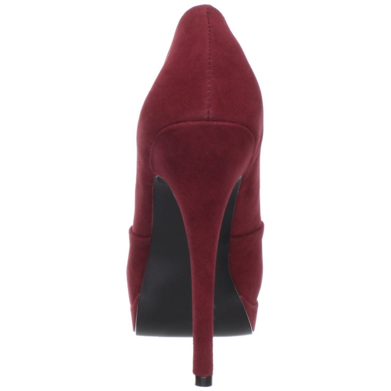 escarpin rouge ouvert