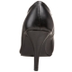 Escarpins classiques noirs homme talon