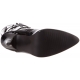 Cuissardes brillantes noires talon homme