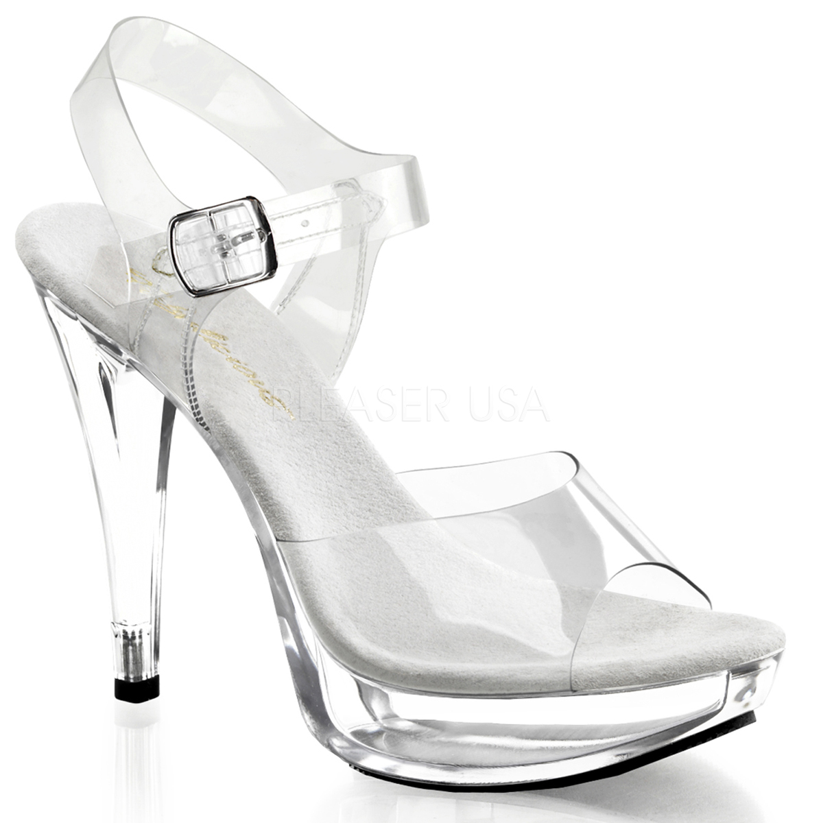 Sandales transparentes à talon - Pointure : 35 - Fabulicious - Modalova