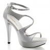 Sandales strass argent