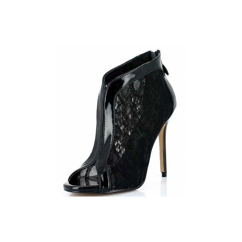 chaussure talon dentelle