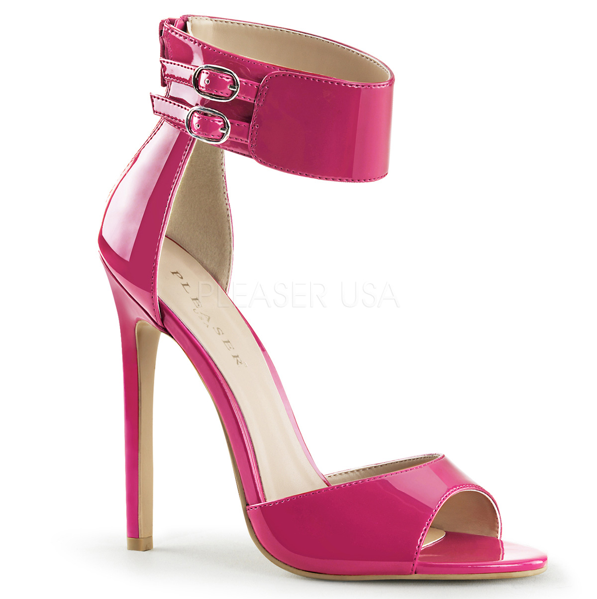 sandales rose fushia
