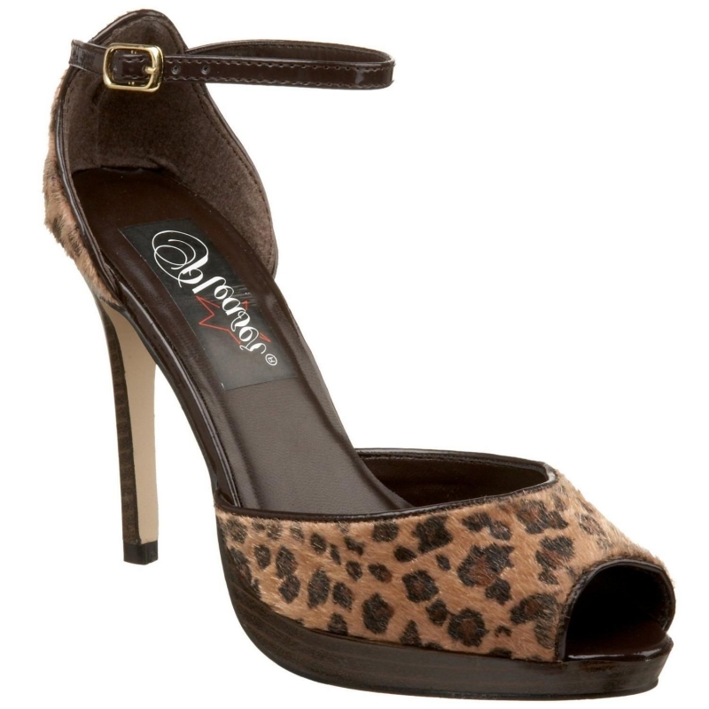escarpin leopard petit talon