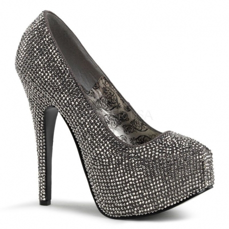 escarpins bronze femme
