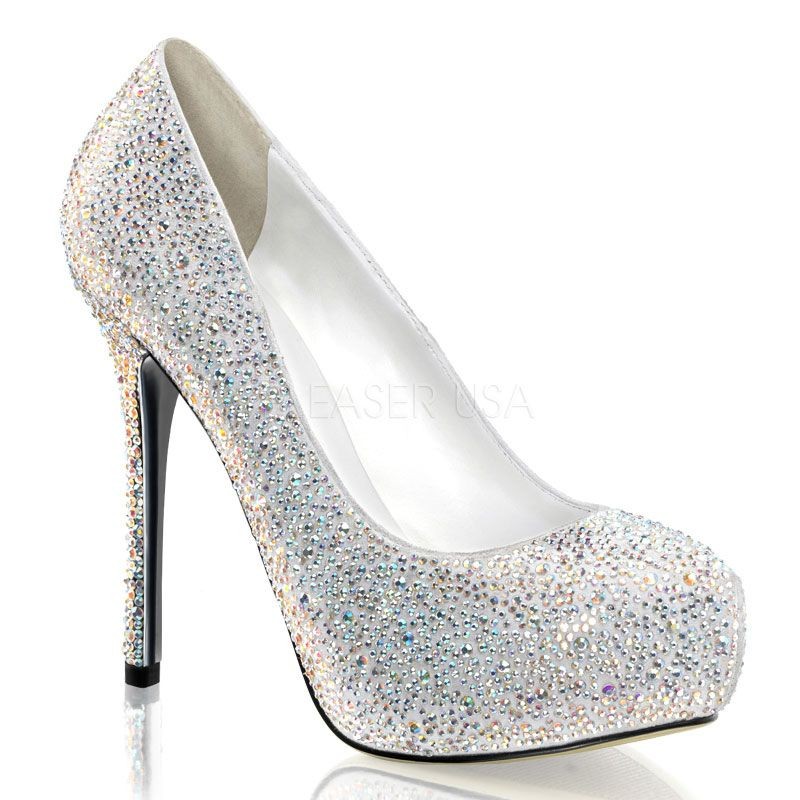 chaussure a talon paillette
