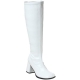 Bottes blanches vernies mollets forts petit prix