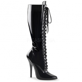 Bottes noires vernies