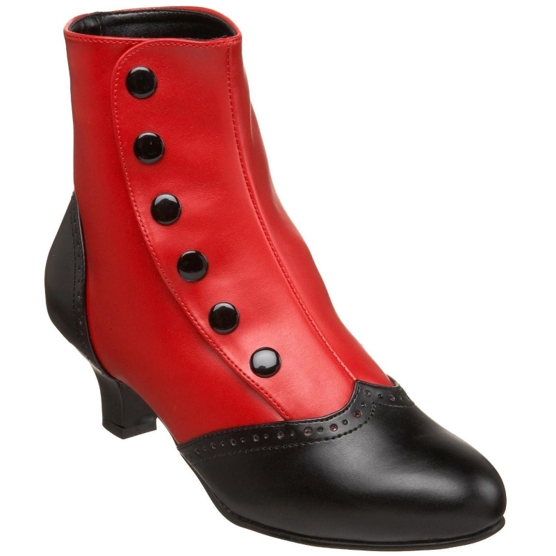 bottes rouges pas cher