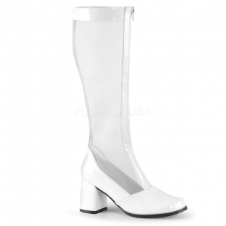 Bottes originales blanches style rétro