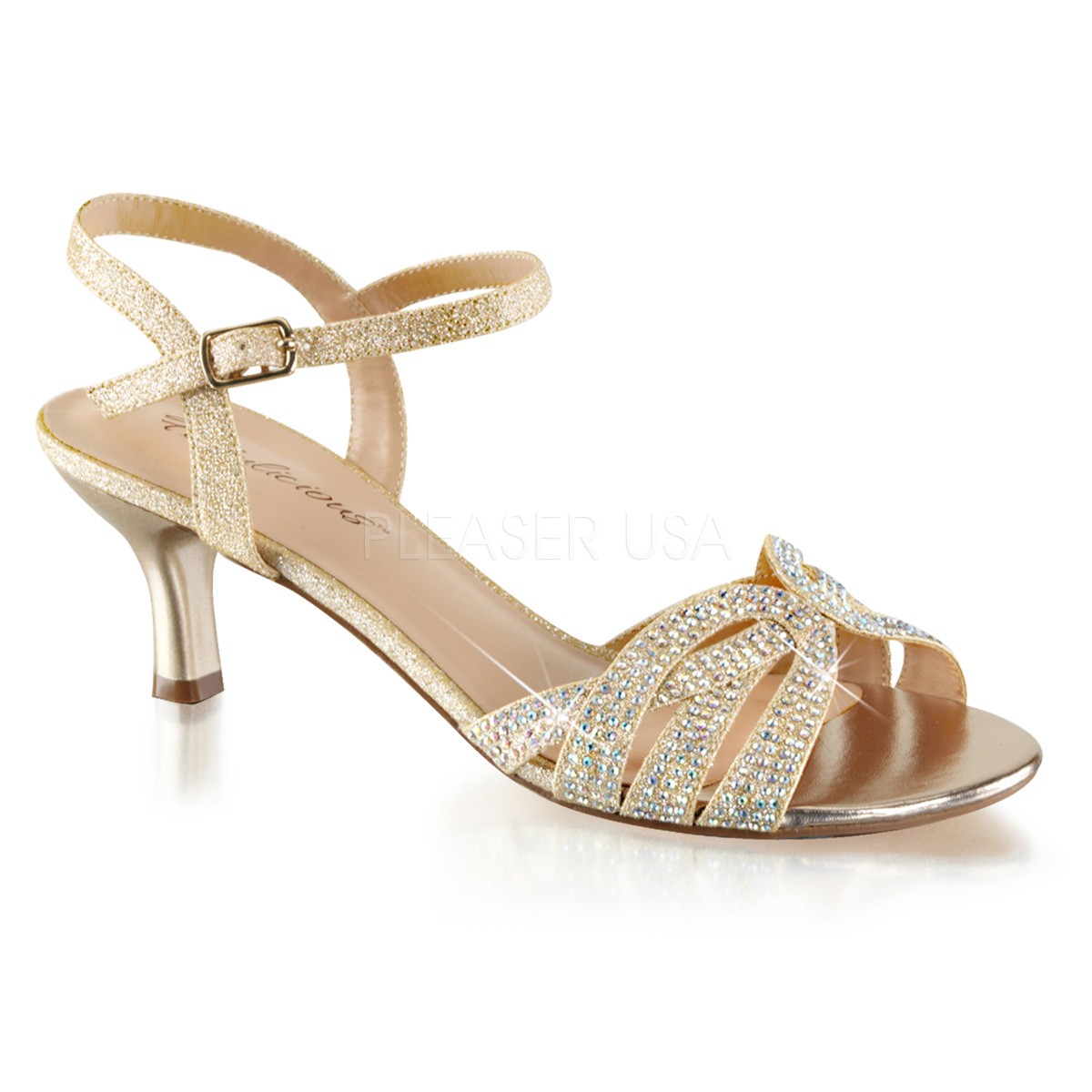 sandale mariage petit talon