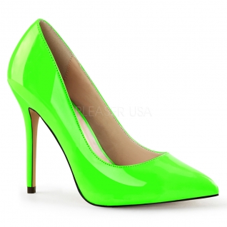 Escarpin vert fluo