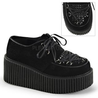 Creepers noirs semelle double creeper-216