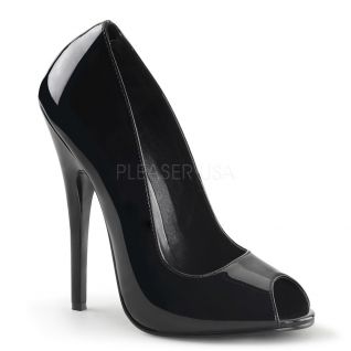 Escarpins Peep Toe noirs vernis