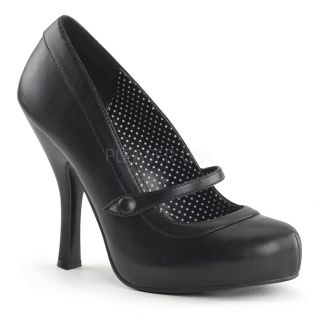 Chaussures escarpins à bride Pinup coloris noir talon haut cutiepie-02