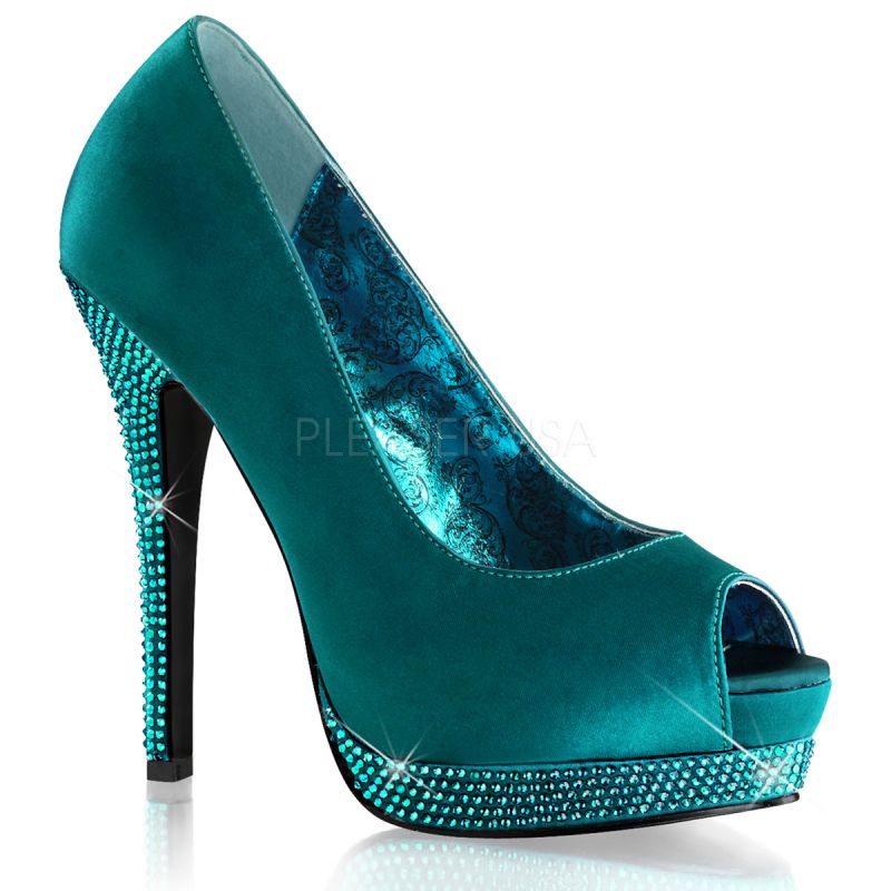 escarpin turquoise