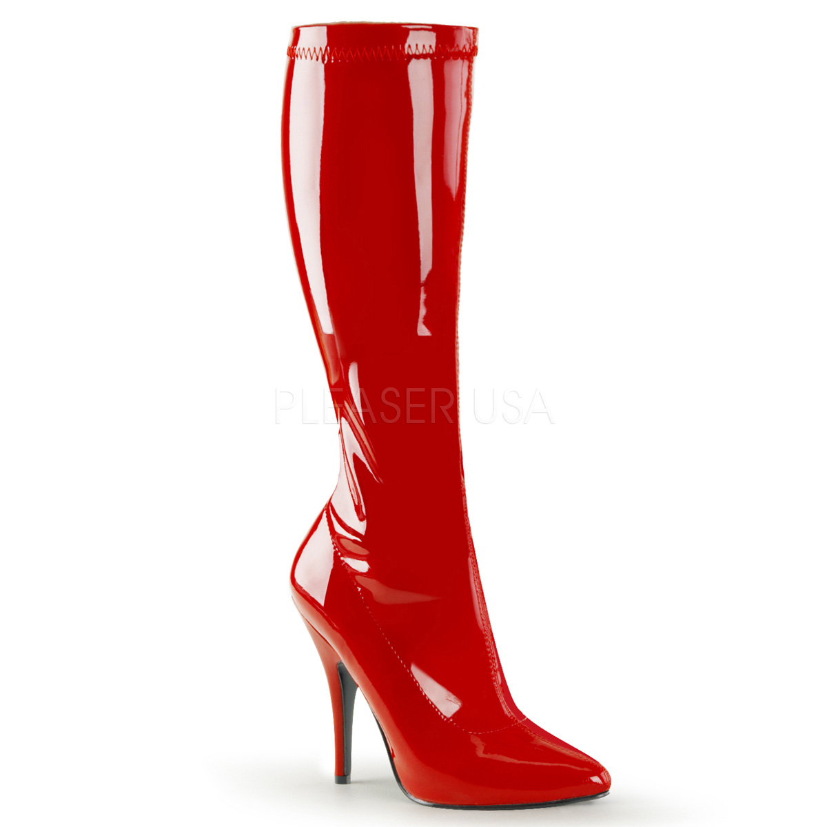 Bottine hotsell rouge talon