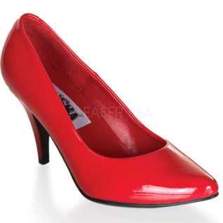 Escarpins Petit Talon Rouges Vernis PUMP-420