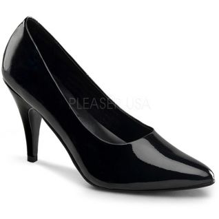 Escarpins Petit Talon Noirs Vernis PUMP-420